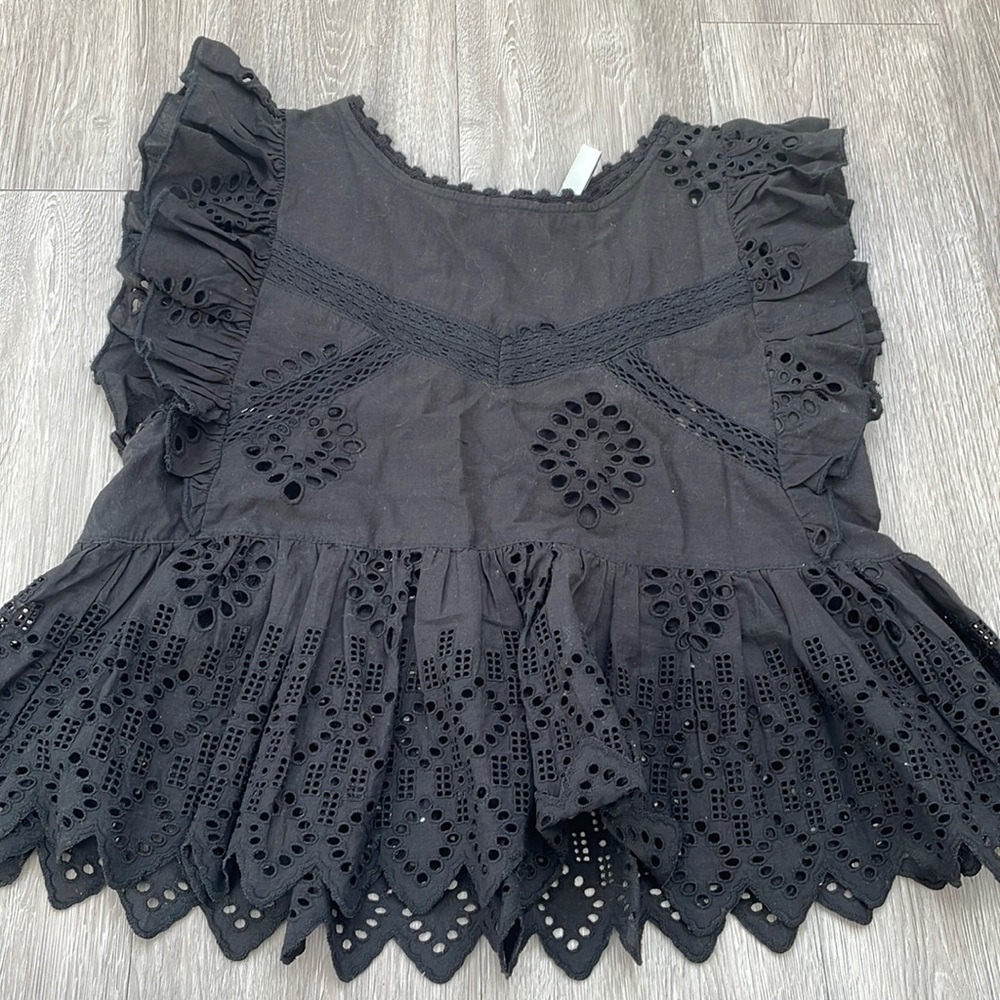 Zara frilly top